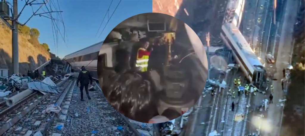 Videos desde el interior: El caos y el horror tras el choque de trenes en Adamuz